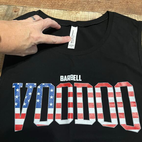 Barbell Voodoo BUNDLE 2 Women's Workout Gym Crossfit Barbell Muscle Tanks Sz XL - Picture 3 of 7